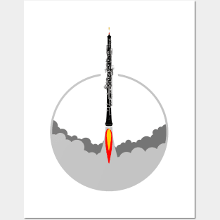 oboe rocket Posters and Art